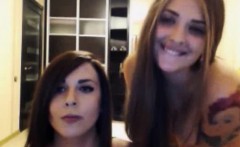 Two Hot Teen Lesbians Kssing On Webcam
