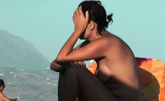 Sexy amateur hidden beach voyeur video on the nudist beach
